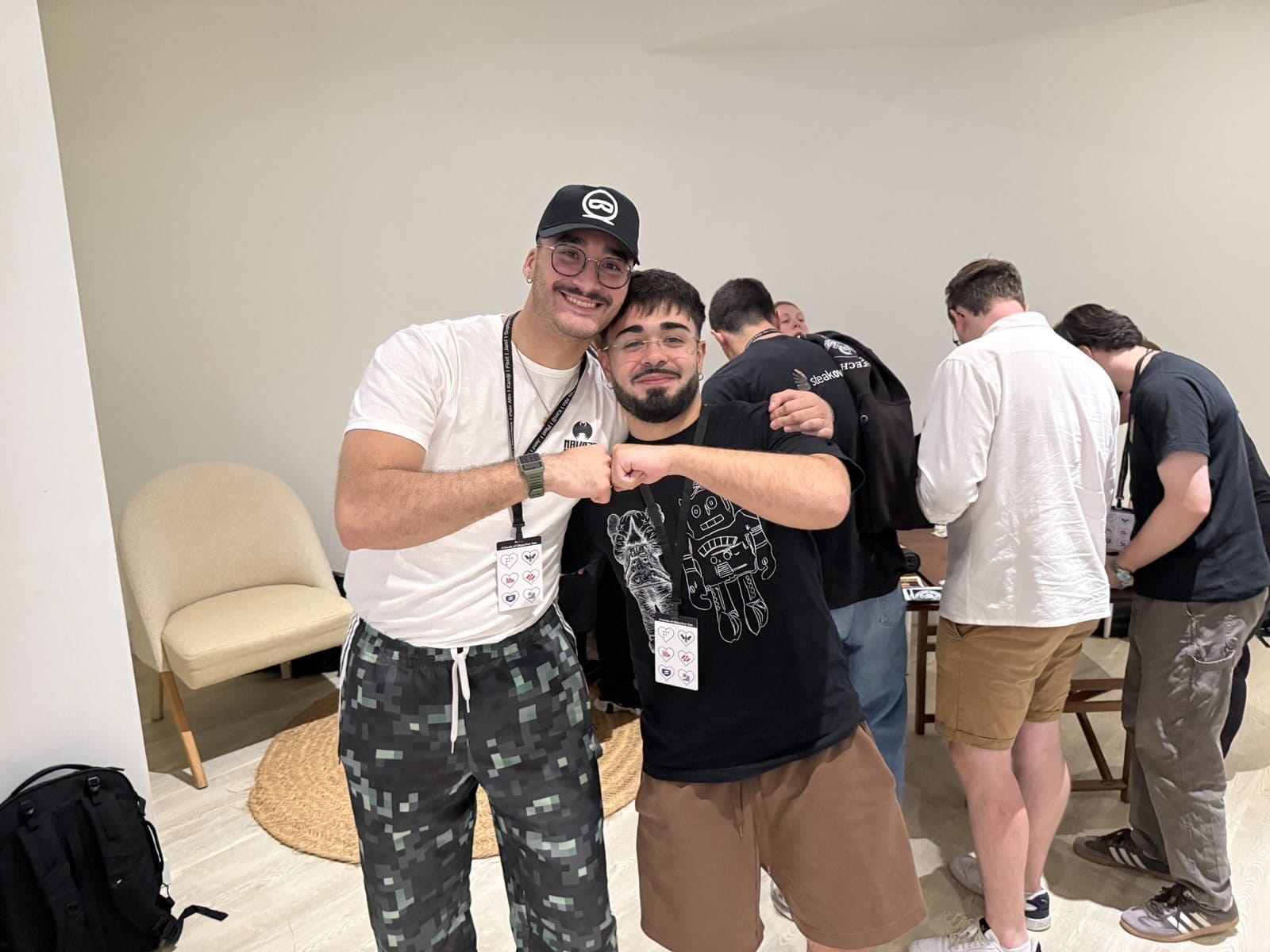 Foto de Ismael y Pablo